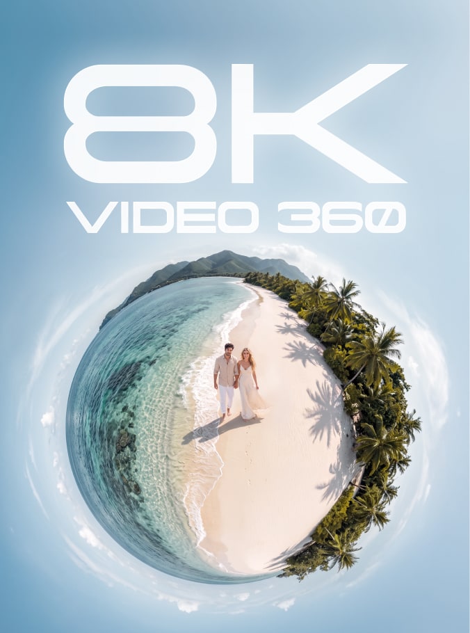 Video a 360° in 8K