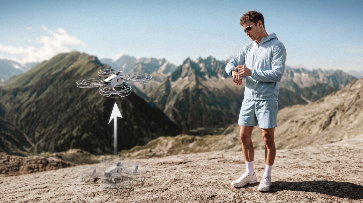 Wrist-Controlled Takeoff